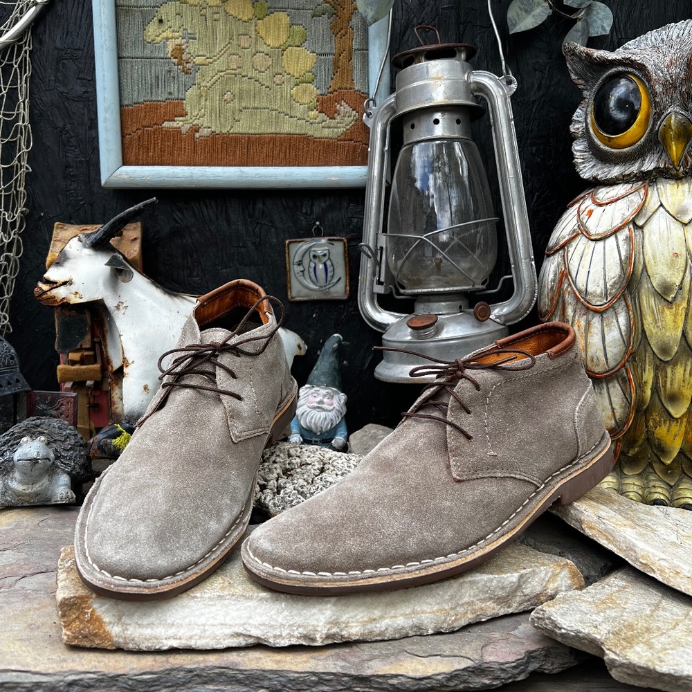Michael Shannon Leather Chukka Boots